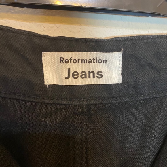 ❌SOLD Reformation Black Marine Jean NWOT - Picture 6 of 10